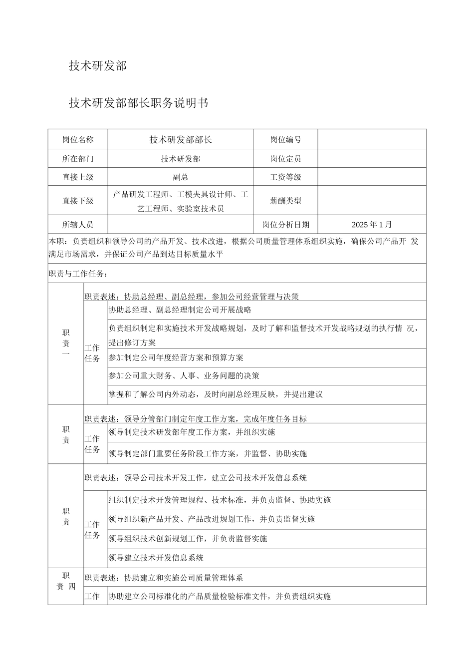 03-研发职务说明书_第1页