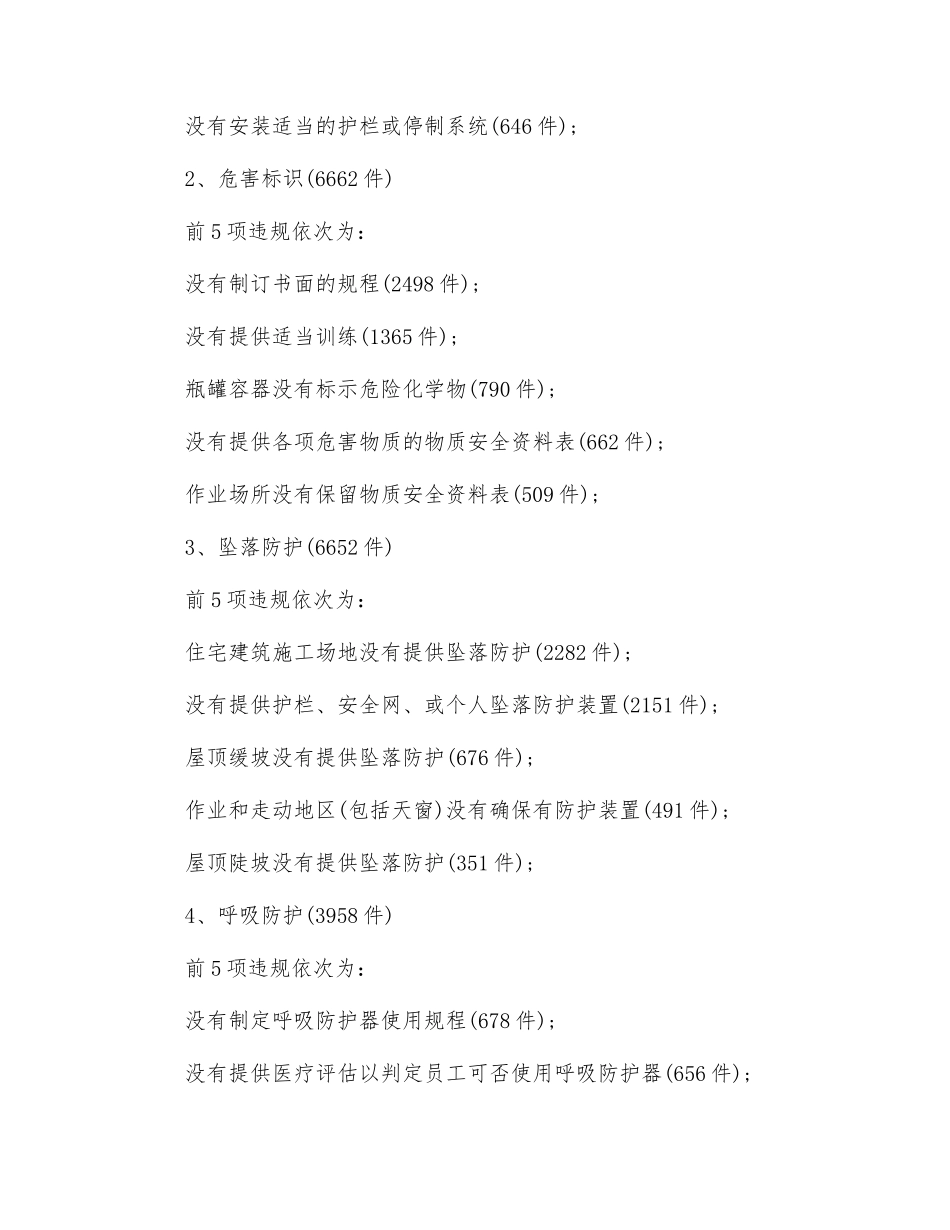 08年美国职业安全卫生十大违规事项_第2页