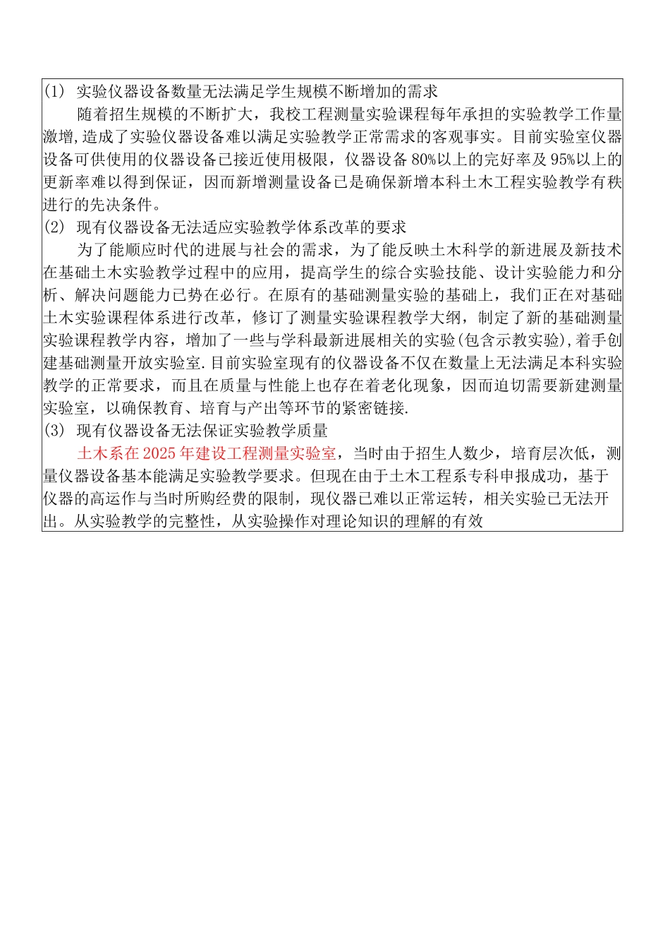1.《工程测量实验室建设项目可行性申请报告》OK_第3页