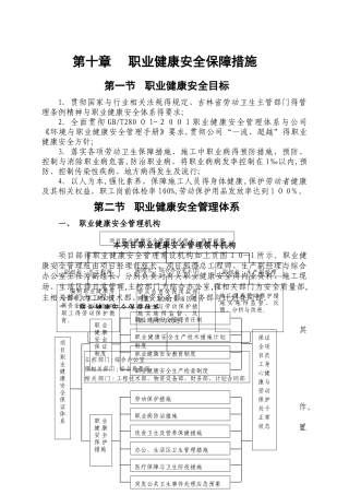 10.职业健康安全保障措施