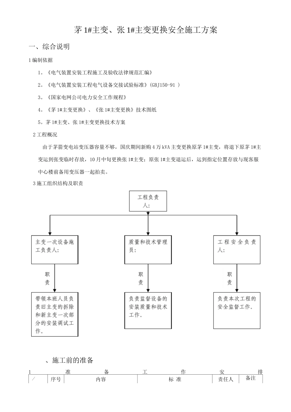 110KV主变压器更换安全施工方案_第2页