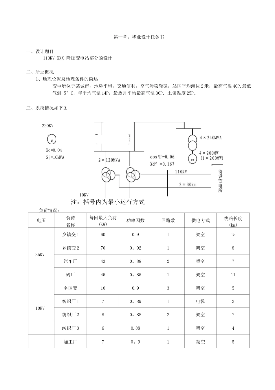 110kv变电站电气设计_第1页