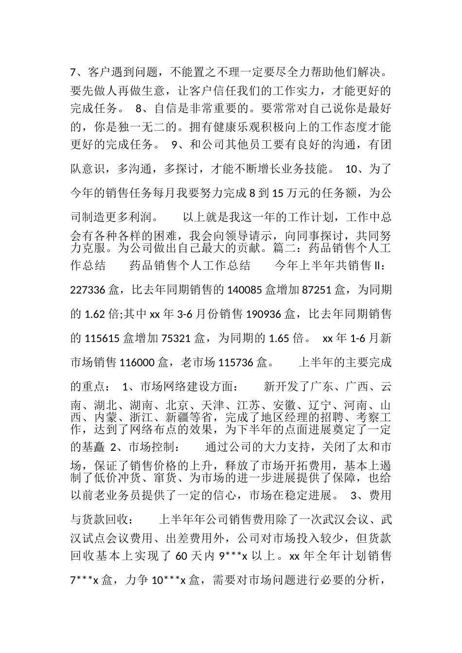 15年药品销售工作总结_第3页