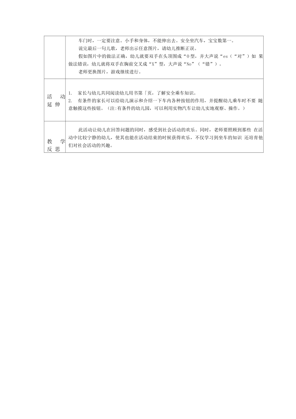 2.幼儿园安全教育备课记录小班下学期_第3页