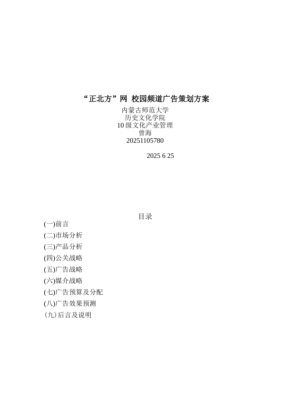 20101105780曾海正北方网策划案_第1页