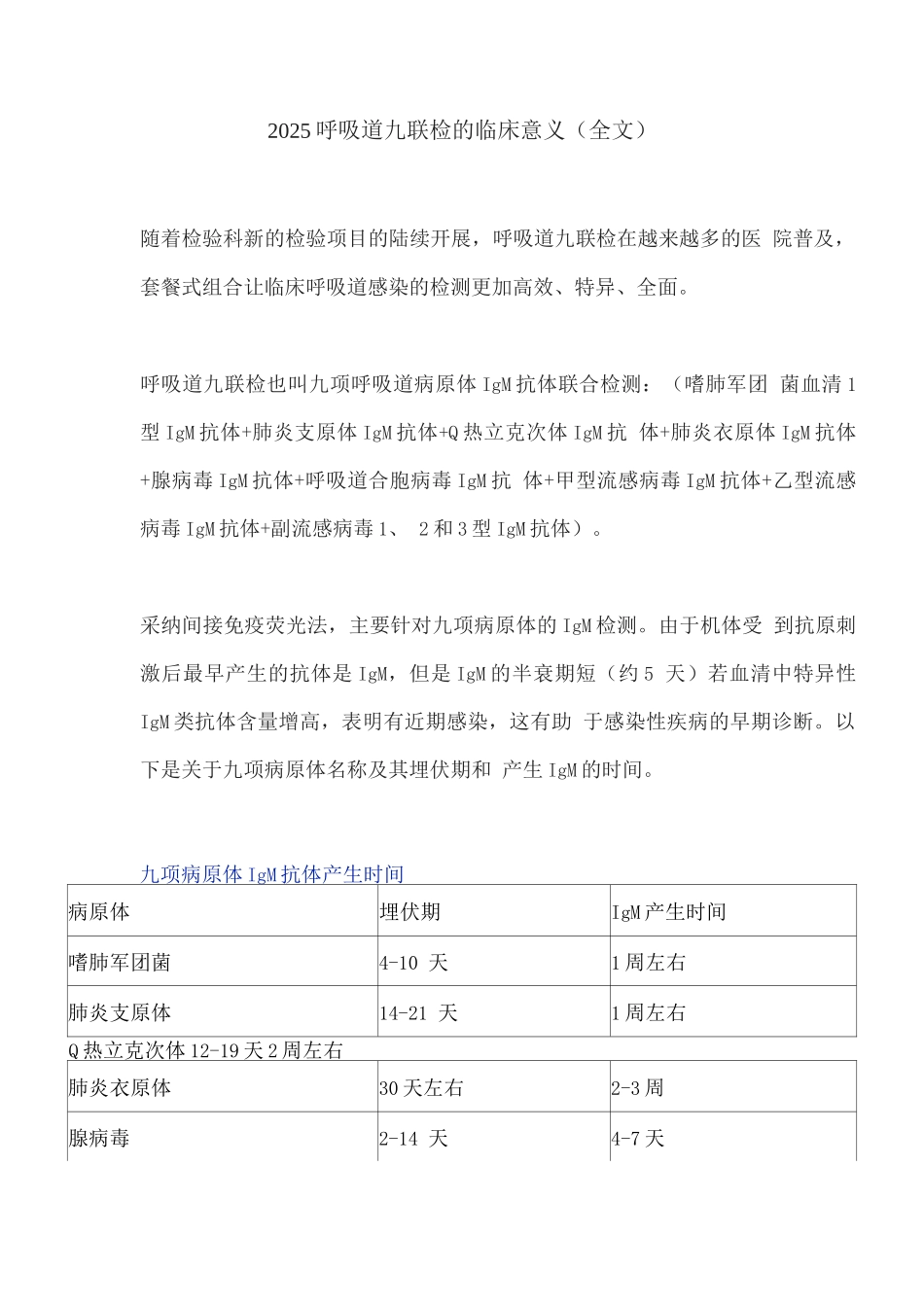 2025呼吸道九联检的临床意义_第1页