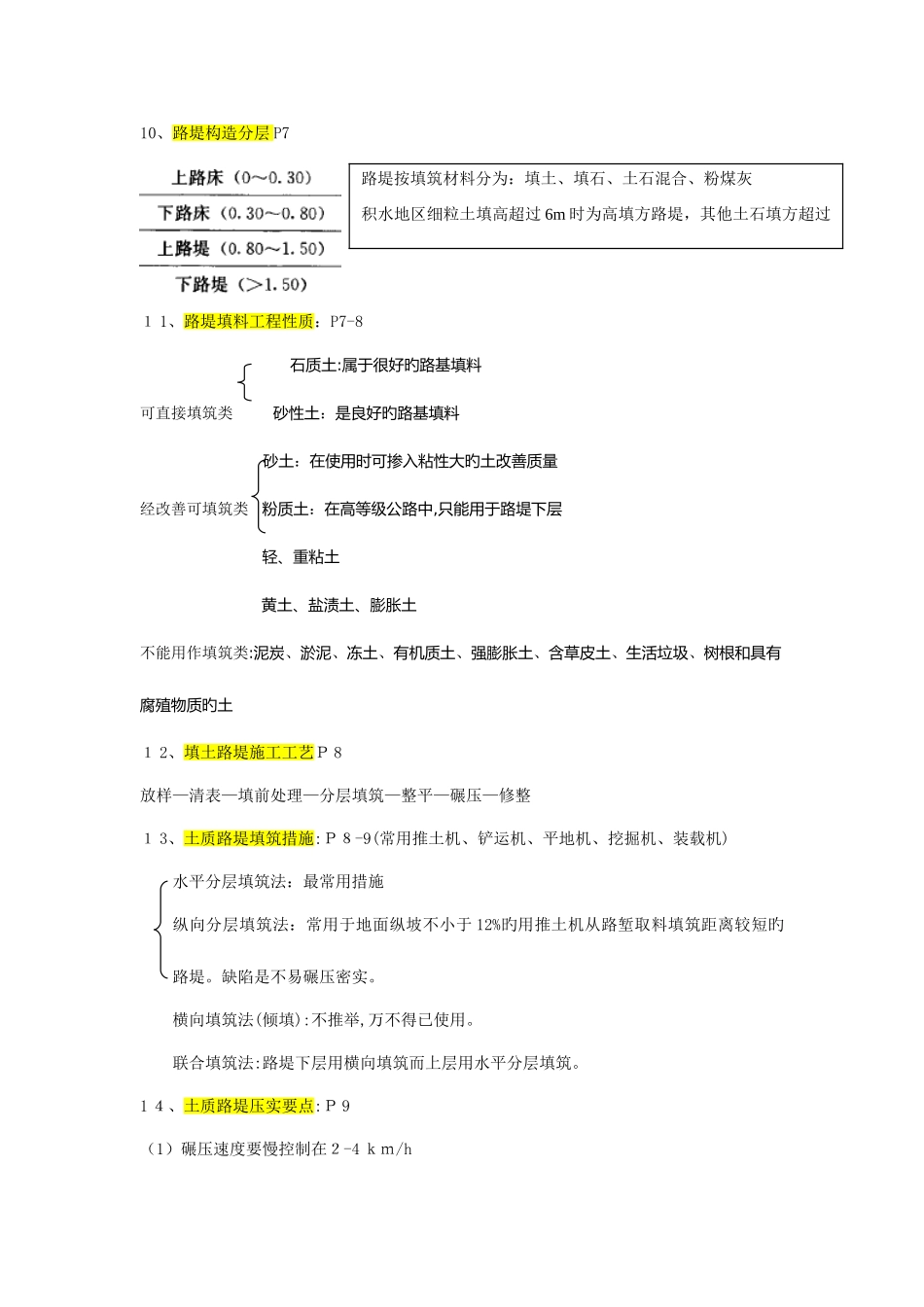 2025年一建公路工程第四版知识点总结_第3页