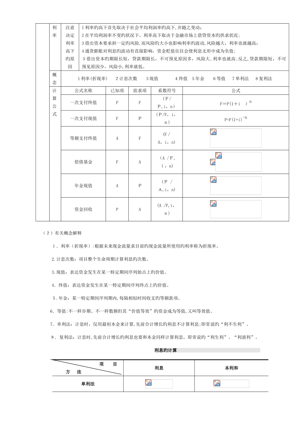 2025年一级建造师工程经济考试重点绝对超强总结_第3页