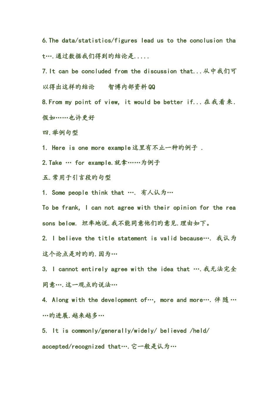 2025年专升本英语作文万能句子_第3页