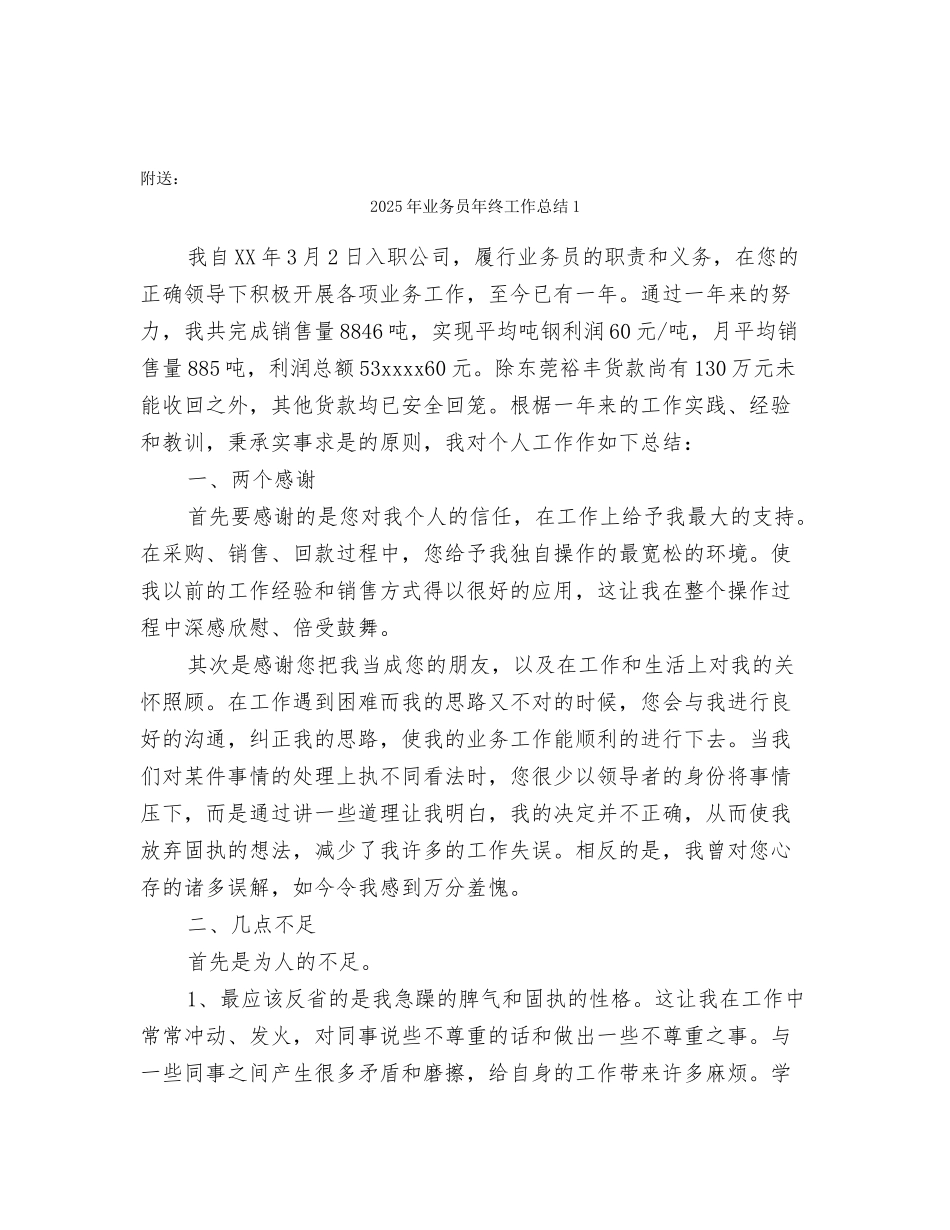2025年业务员年终工作总结_第3页