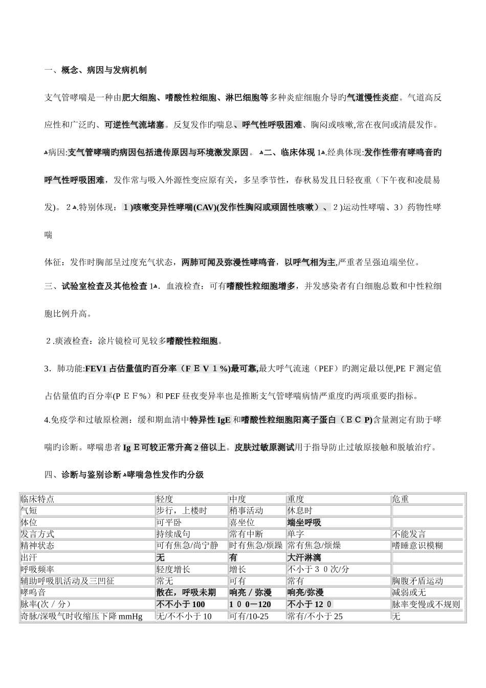 2025年中医执业医师西医内科学重点_第3页