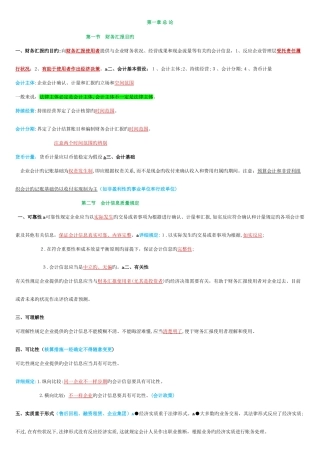 2025年中级会计师考试中级会计实务个人学习笔记