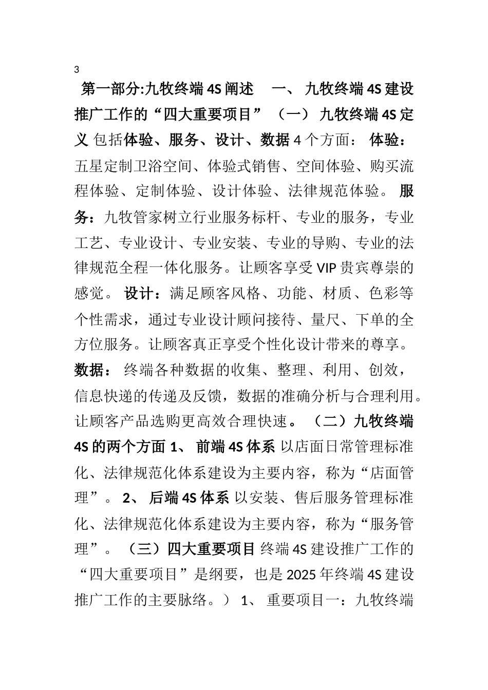 2025年九牧终端4S建设工作方案_第3页
