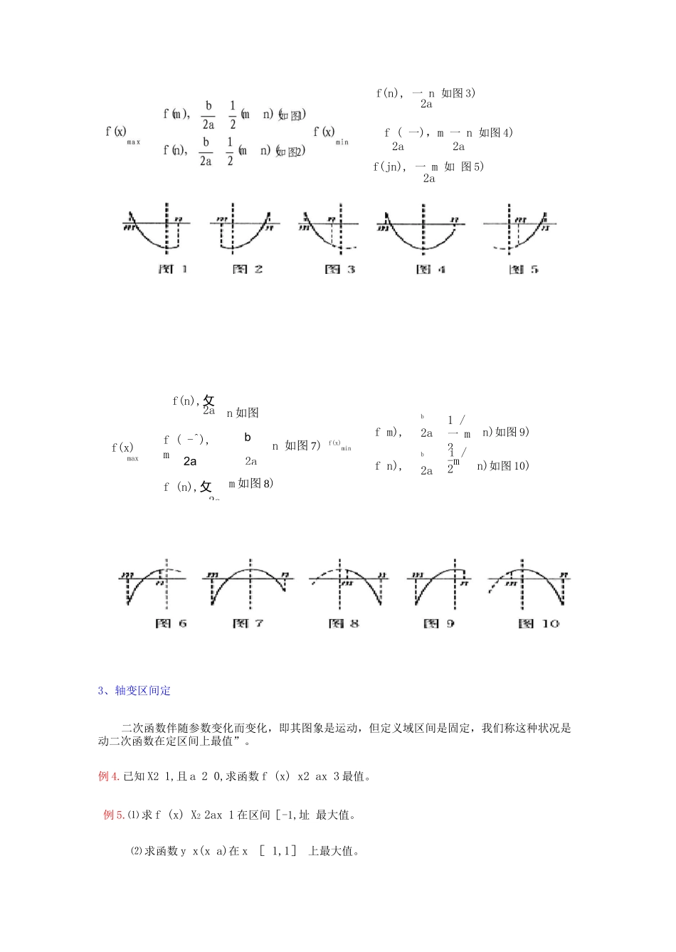 2025年二次函数最值知识点总结典型例题及习题_第3页