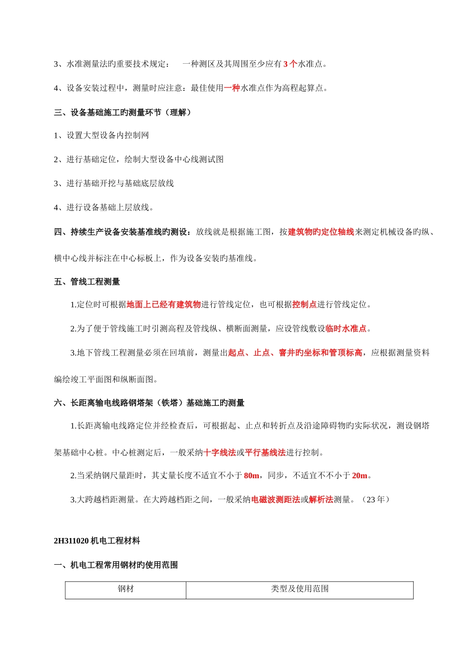 2025年二级建造师机电实务葵花宝典熟记必过_第3页
