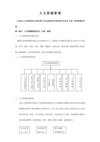 2025年人力资源大模块的制度和全套表格模版