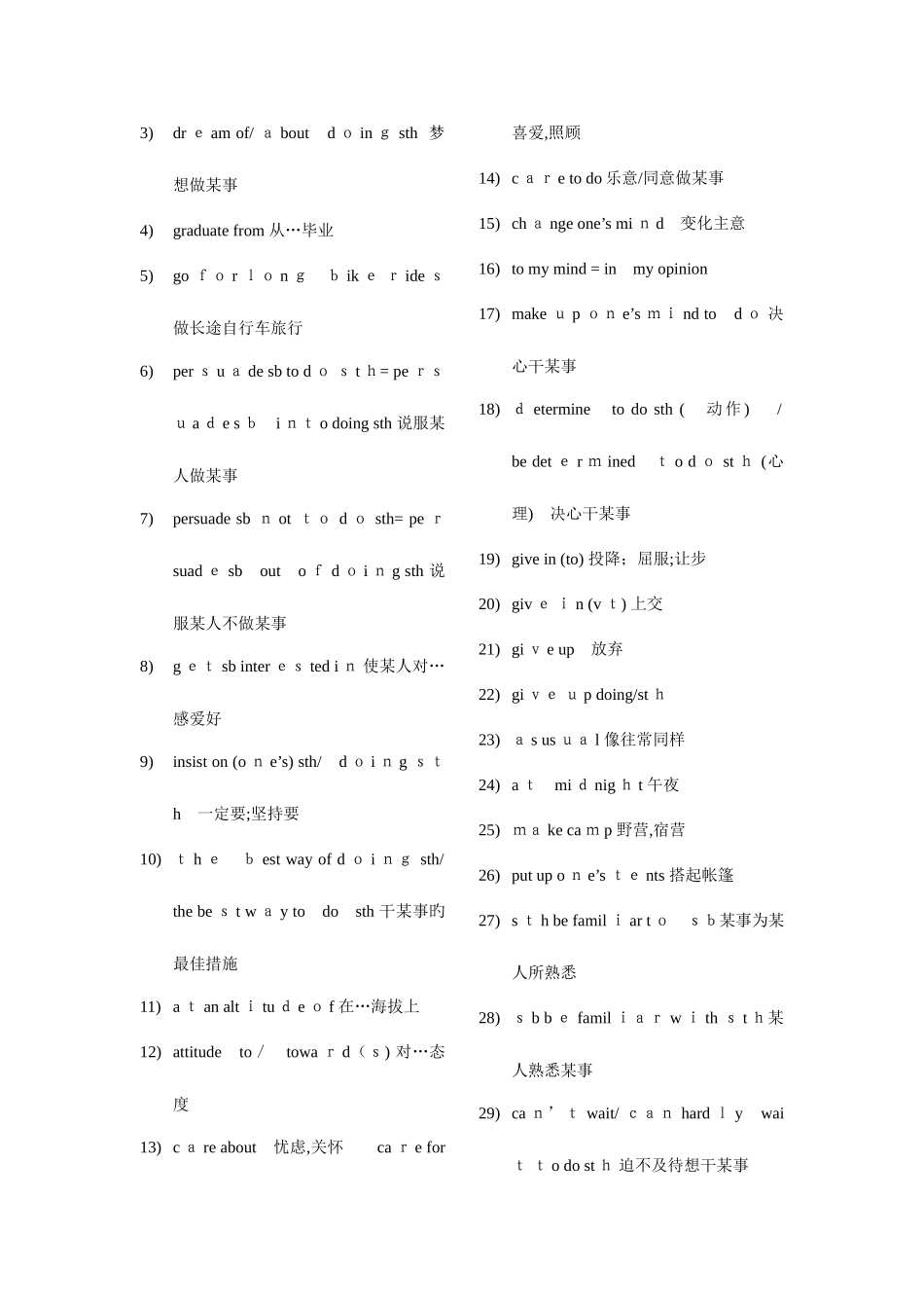 2025年人教版高中英语必修一至必修五重点词组归纳_第3页