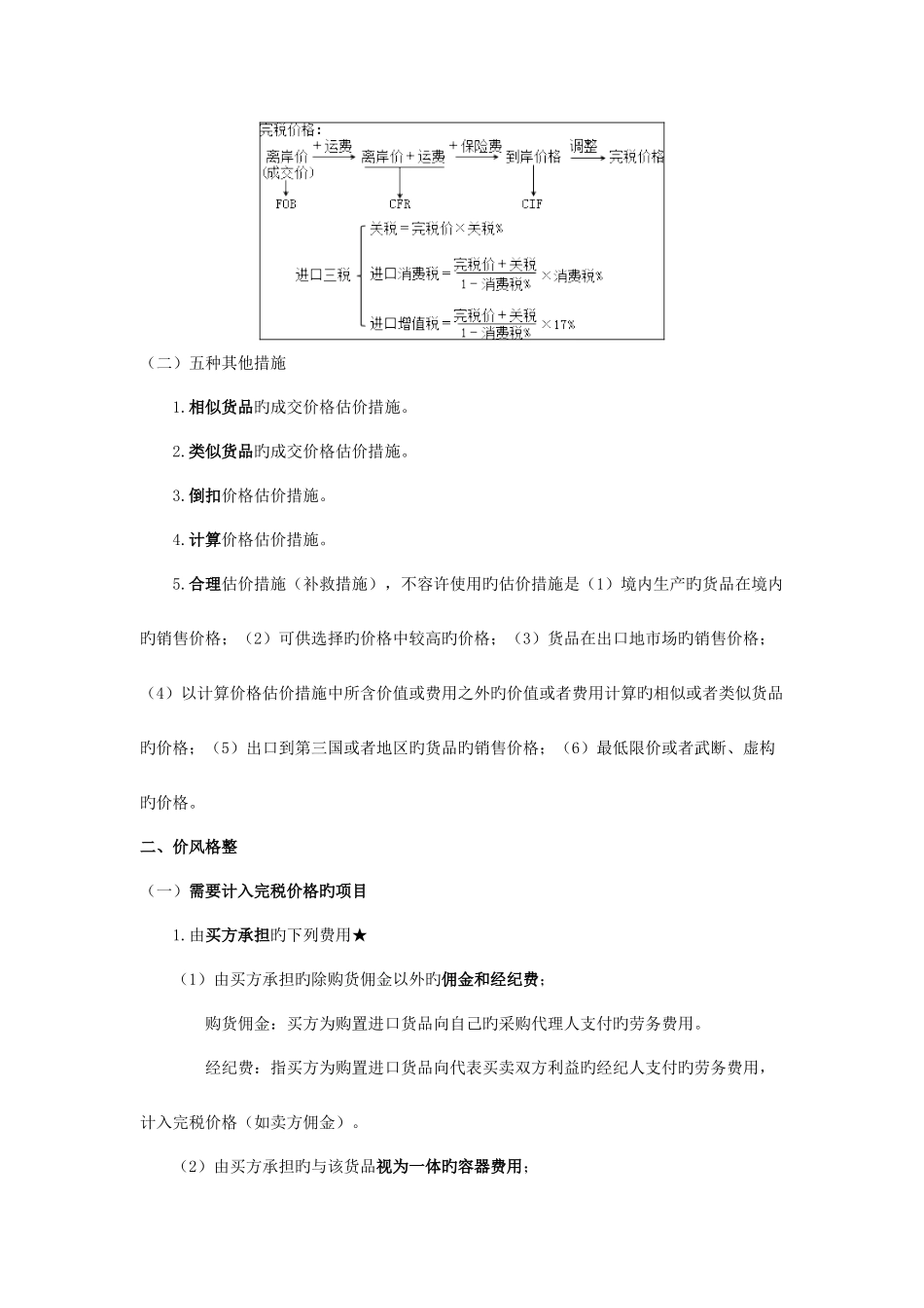 2025年关税知识点总结_第3页