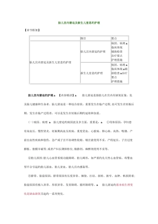 2025年初级护师妇产科精要模板