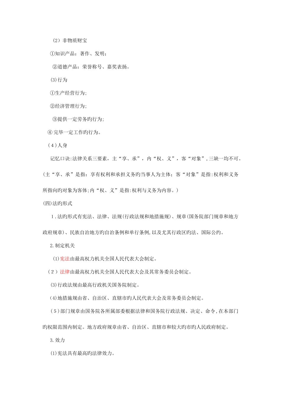 2025年初级经济法基础各章节知识点速记分解_第3页