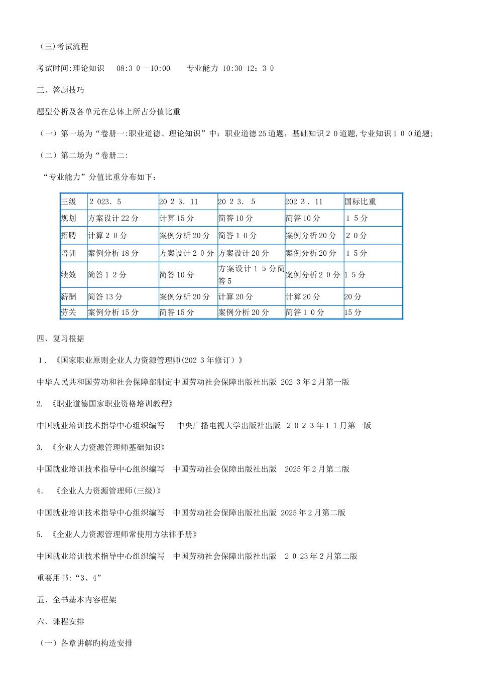 2025年助理人力资源管理师考试讲义_第3页