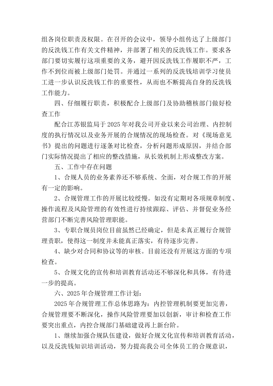 2025年合规管理工作总结_第2页