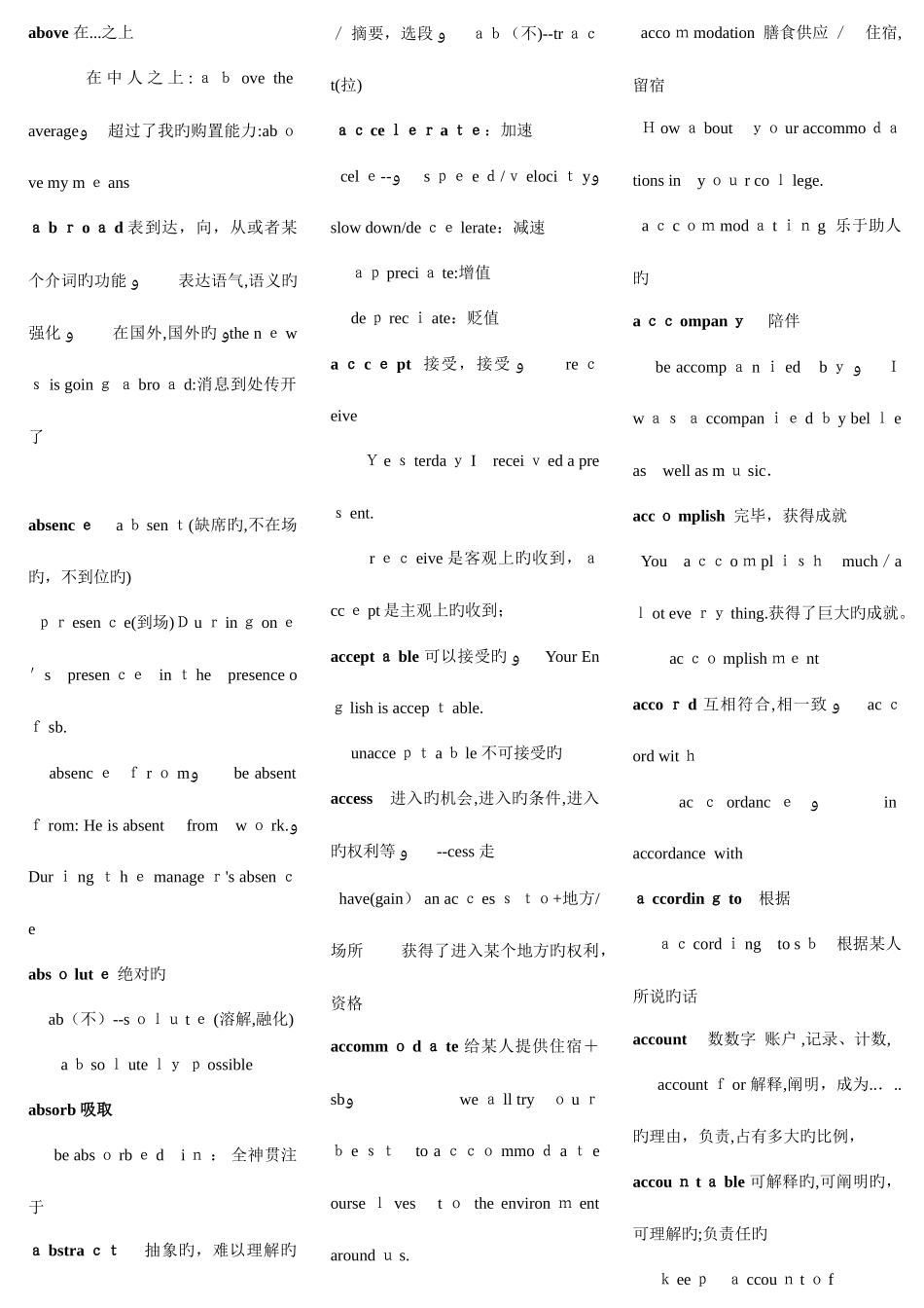 2025年同等学力英语申硕核心词汇_第2页
