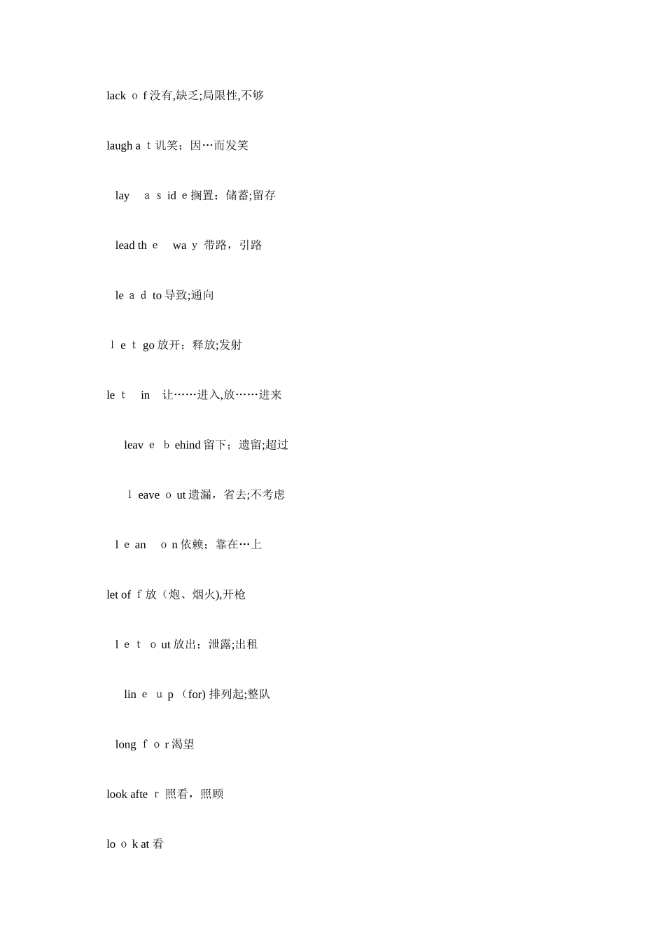 2025年同等学力英语辅导固定词组JKL_第3页