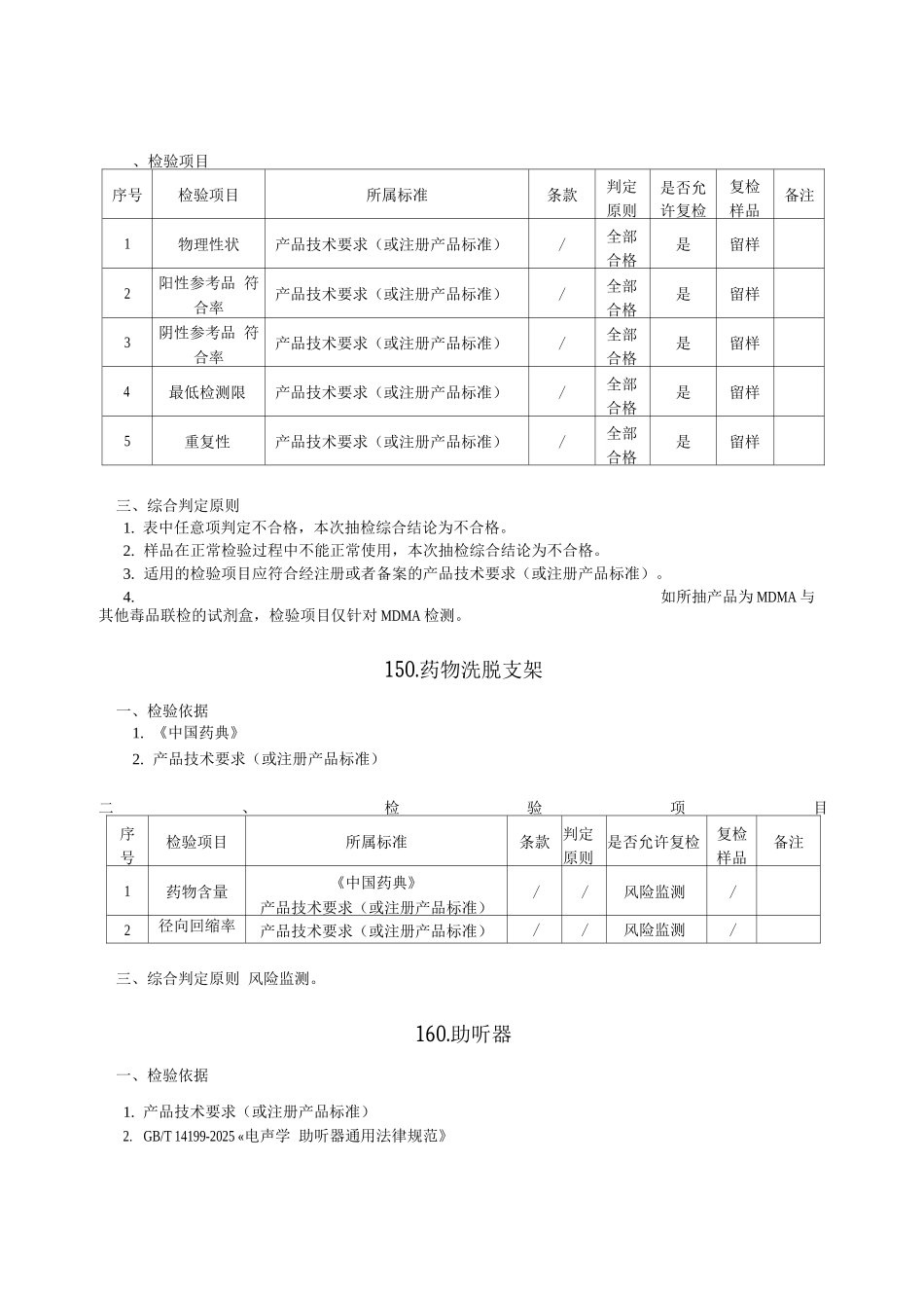 2025年国家医疗器械抽检产品检验方案_第3页