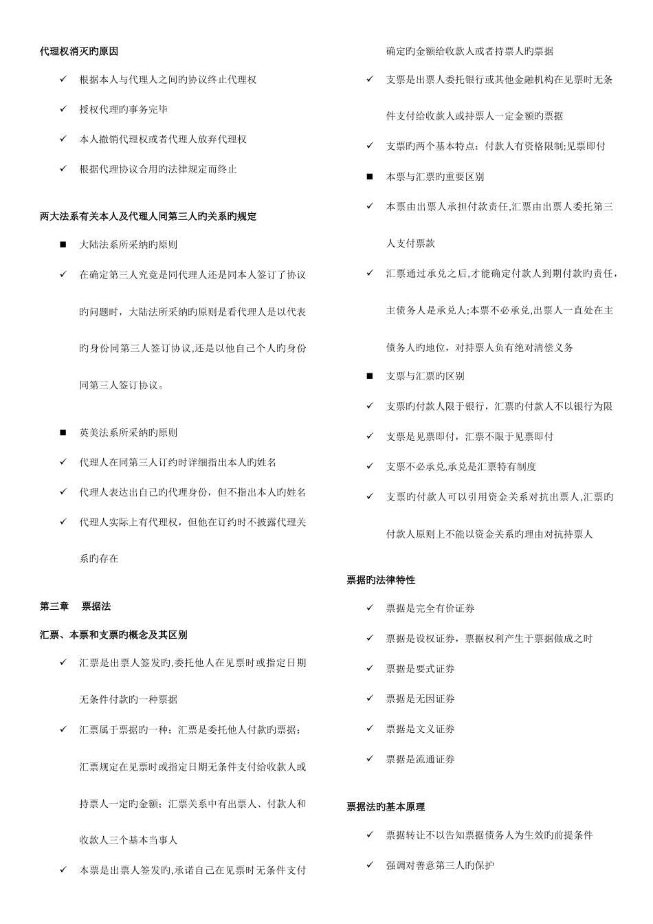 2025年国际商法考试复习知识点_第2页