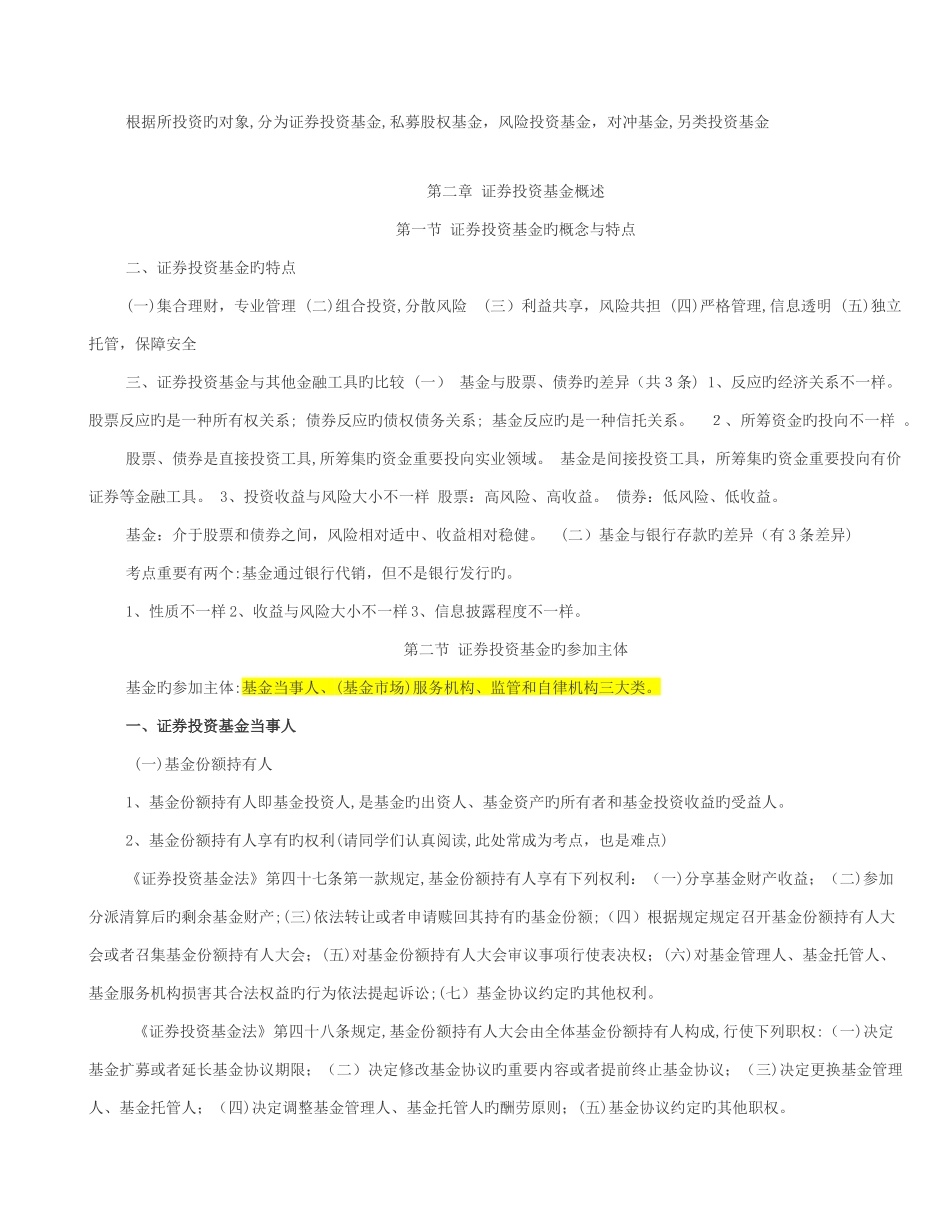 2025年基金法律法规职业道德与业务规范必考点总结_第2页