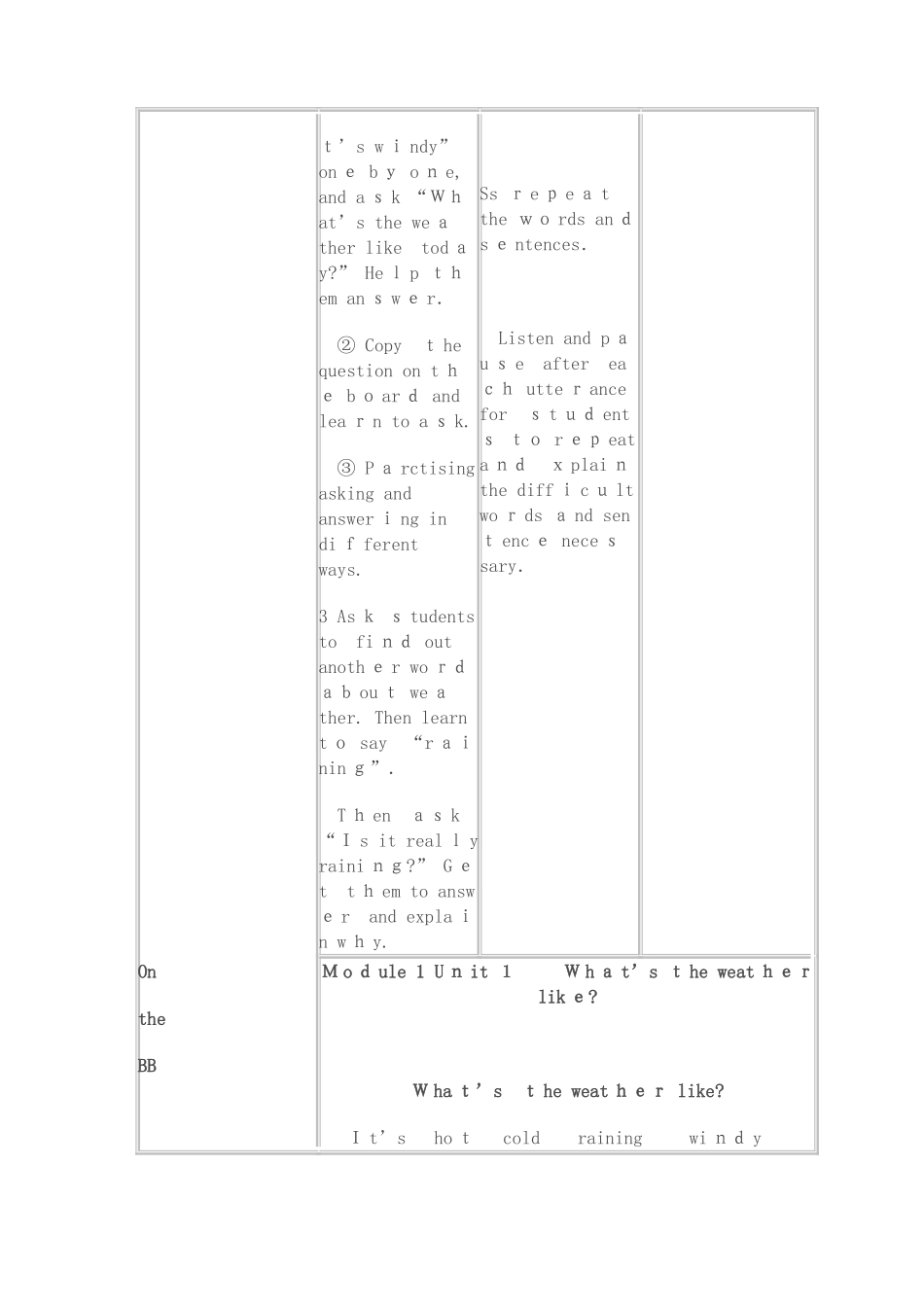 2025年外研版英语一年级起点二年级下册全册教案_第3页