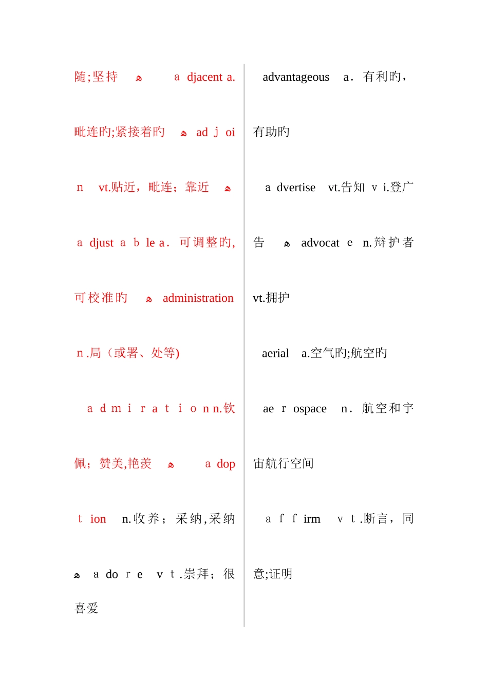 2025年大学六级英语词汇表_第2页
