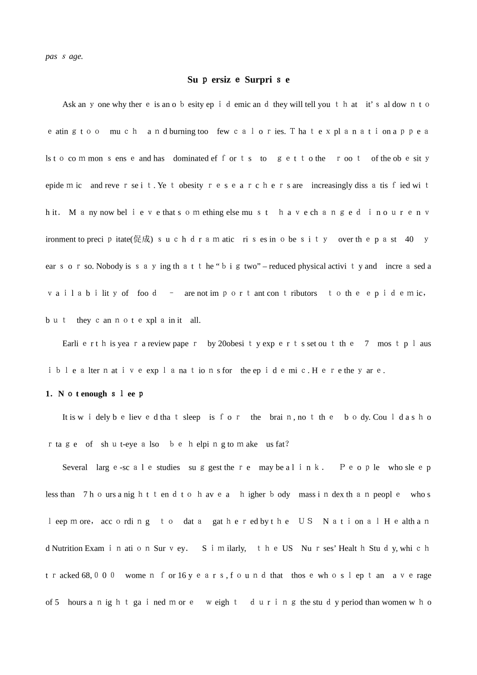 2025年大学英语六级考试真题及答案_第2页