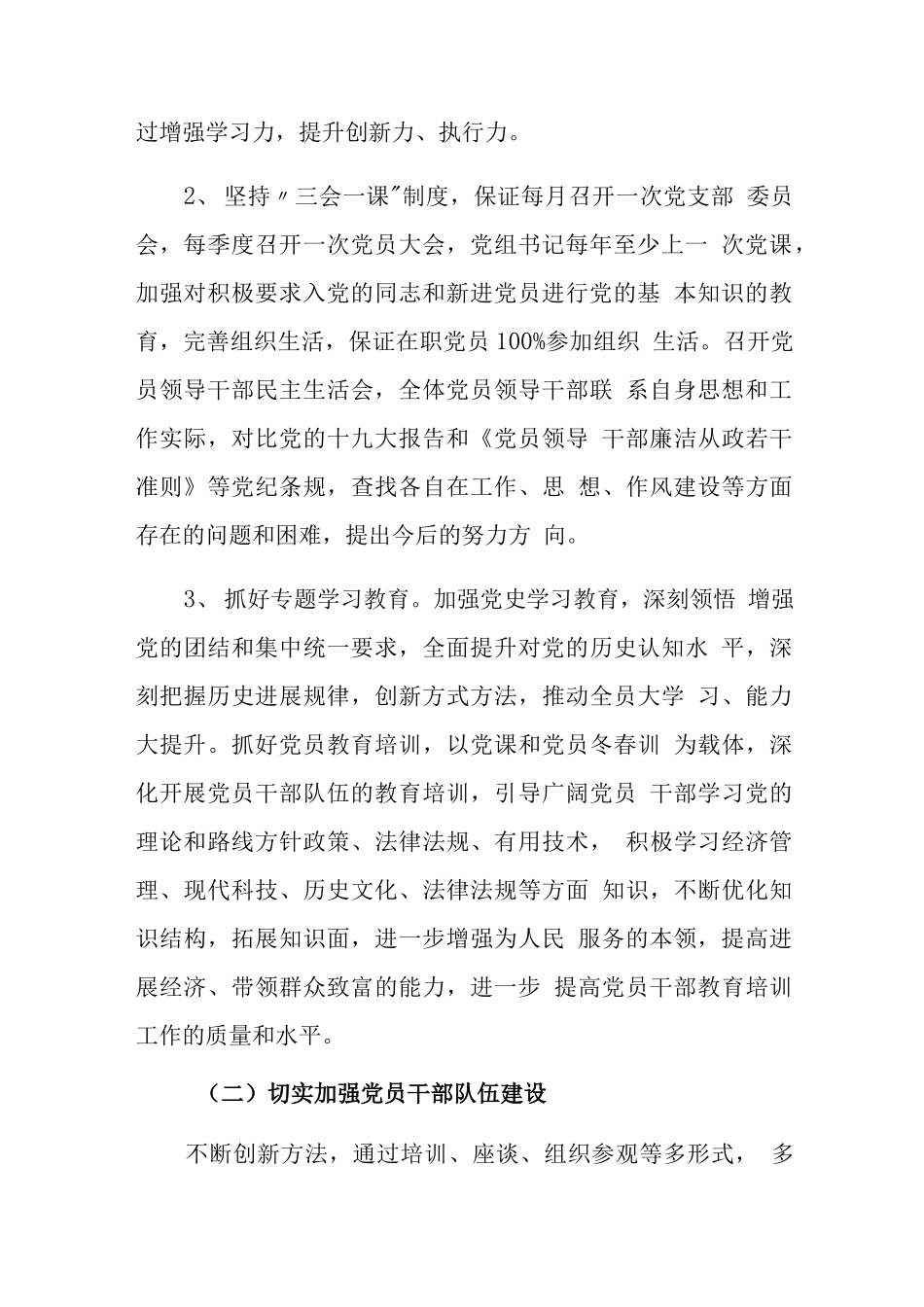 2025年度党支部工作计划方案（范本）_第3页