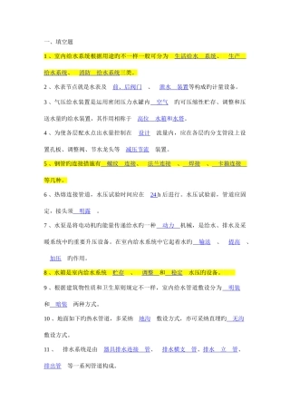 2025年建筑设备试卷题库建筑学院