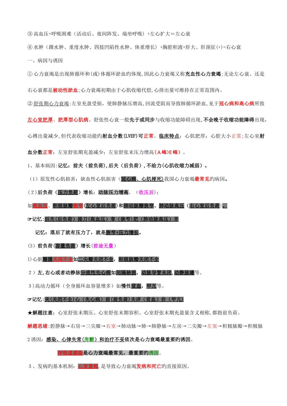 2025年心内科主治医师考试整理资料_第2页