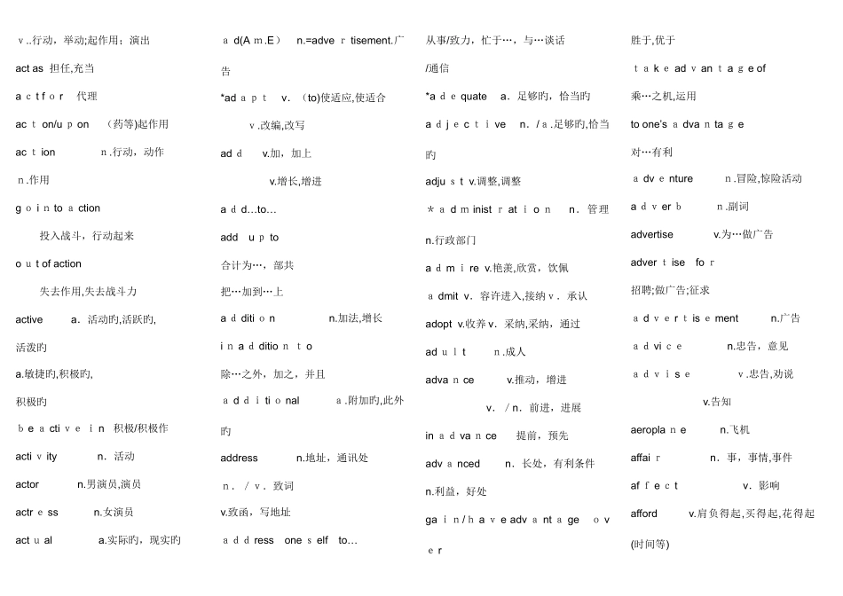 2025年成人学士学位英语单词最全_第2页