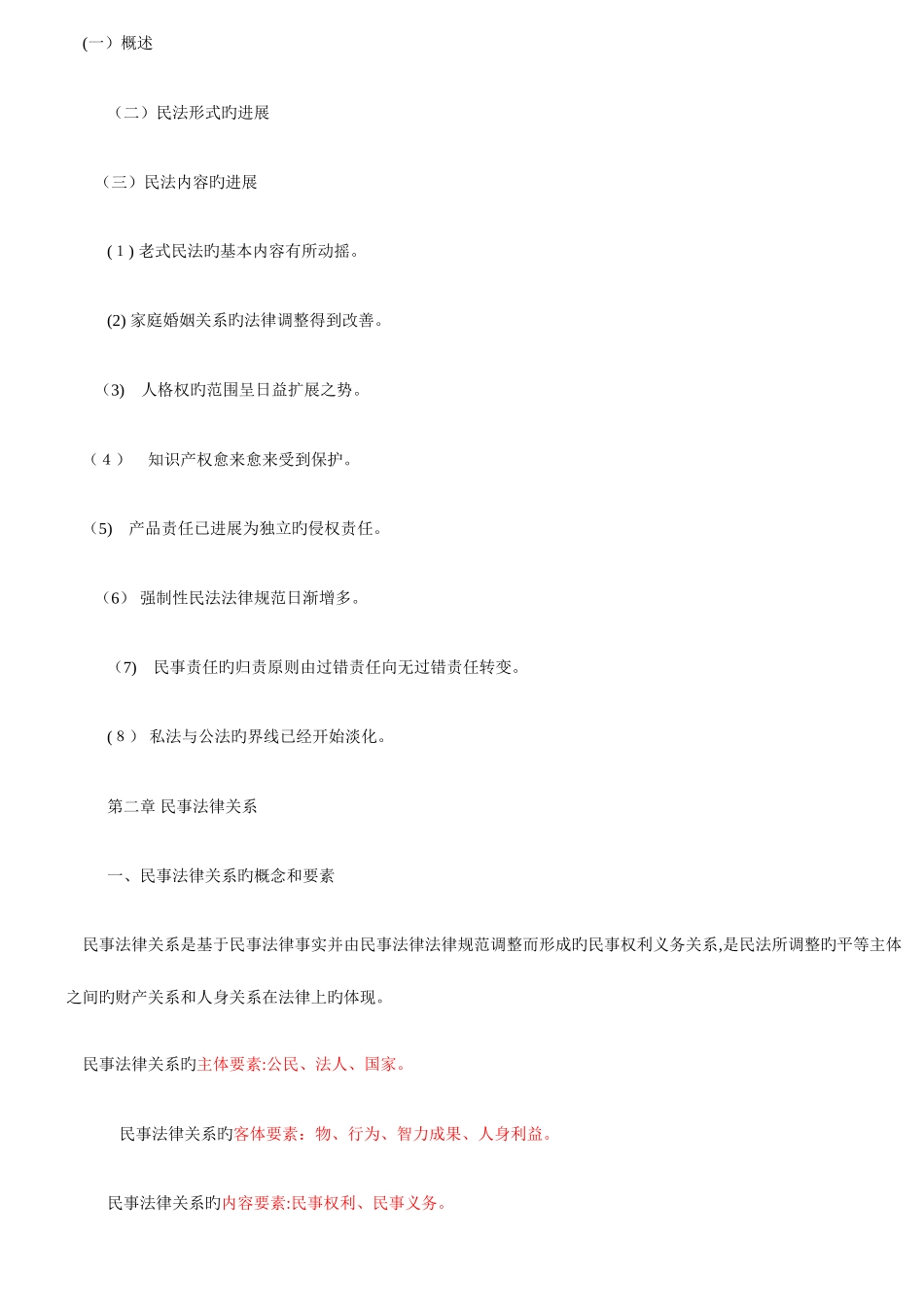 2025年政法干警考试民法学重点_第2页