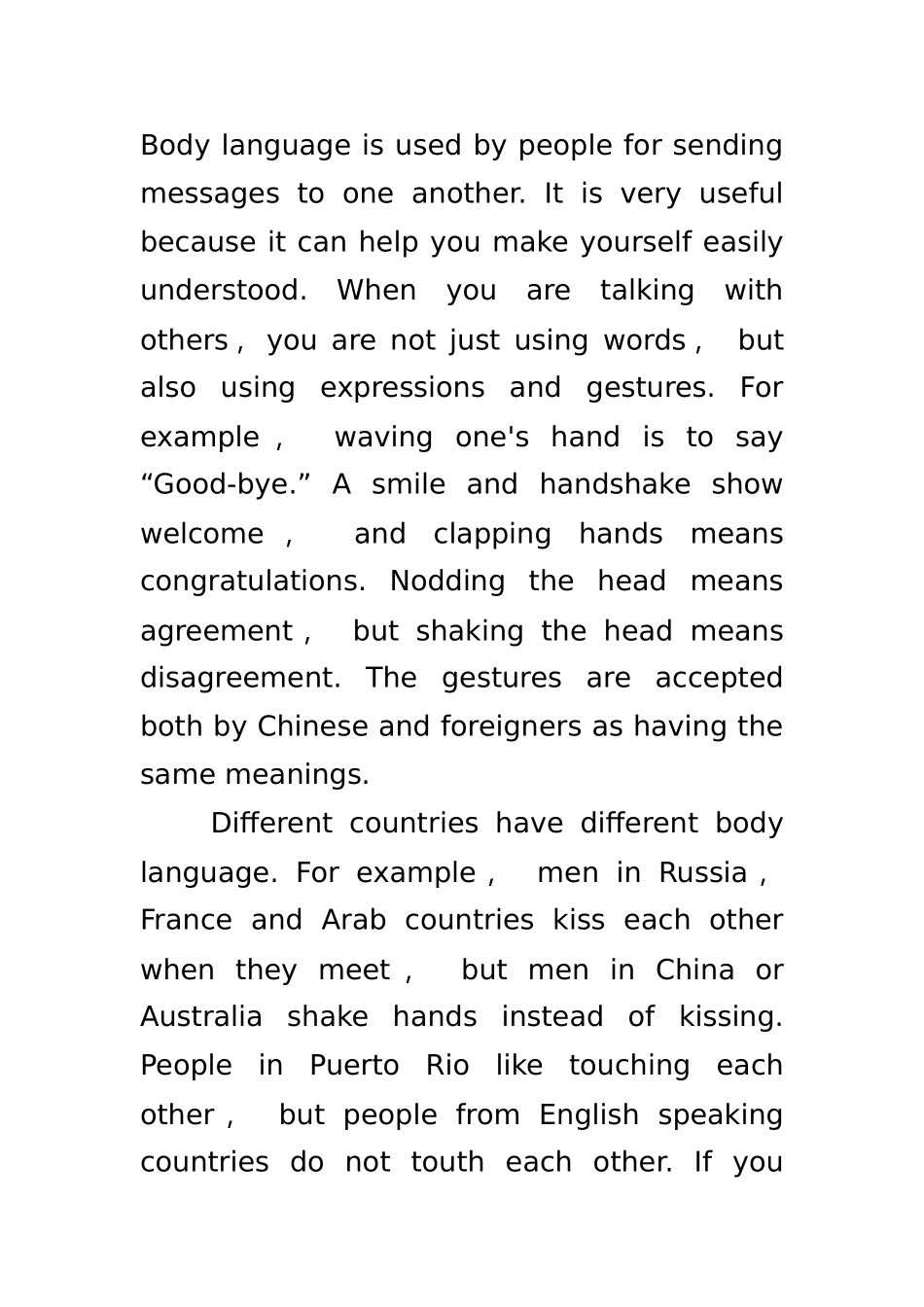 2025年整理body-language-小作文_第2页