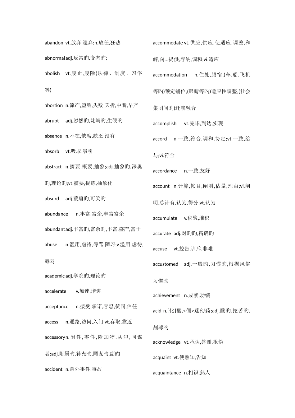 2025年新东方最全六级单词_第1页