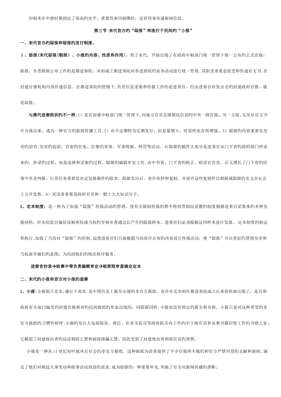 2025年方汉奇中国新闻传播史复习笔记_第3页