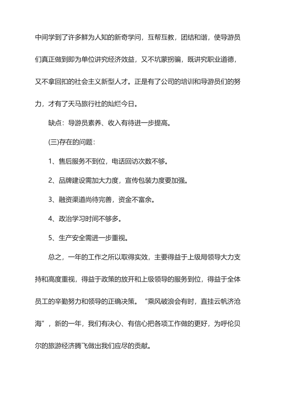 2025年旅行社年终总结_第3页