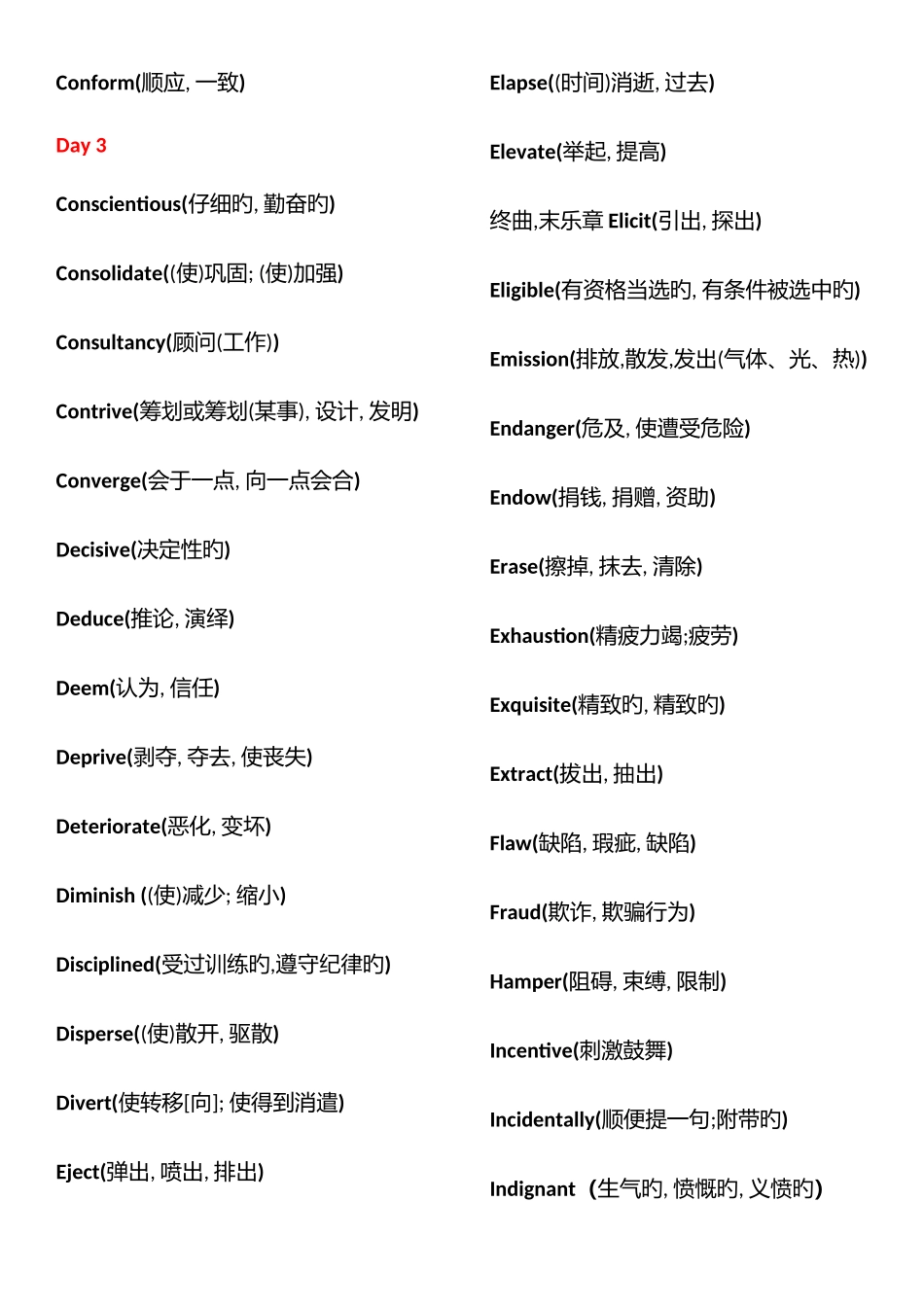 2025年星火英语六级单词词汇_第3页