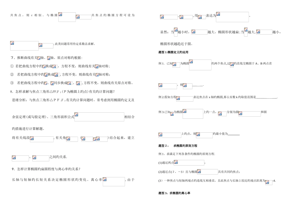 2025年最全圆锥曲线知识点总结_第3页