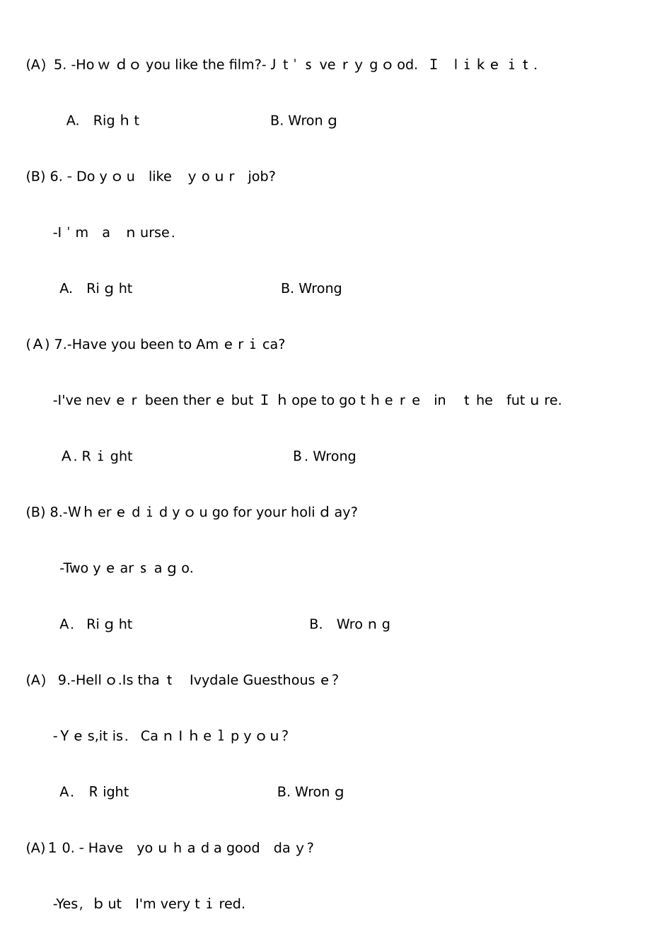 2025年最新电大英语试题及答案最新整理_第2页