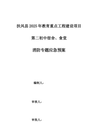 2025年消防专项应急预案自编