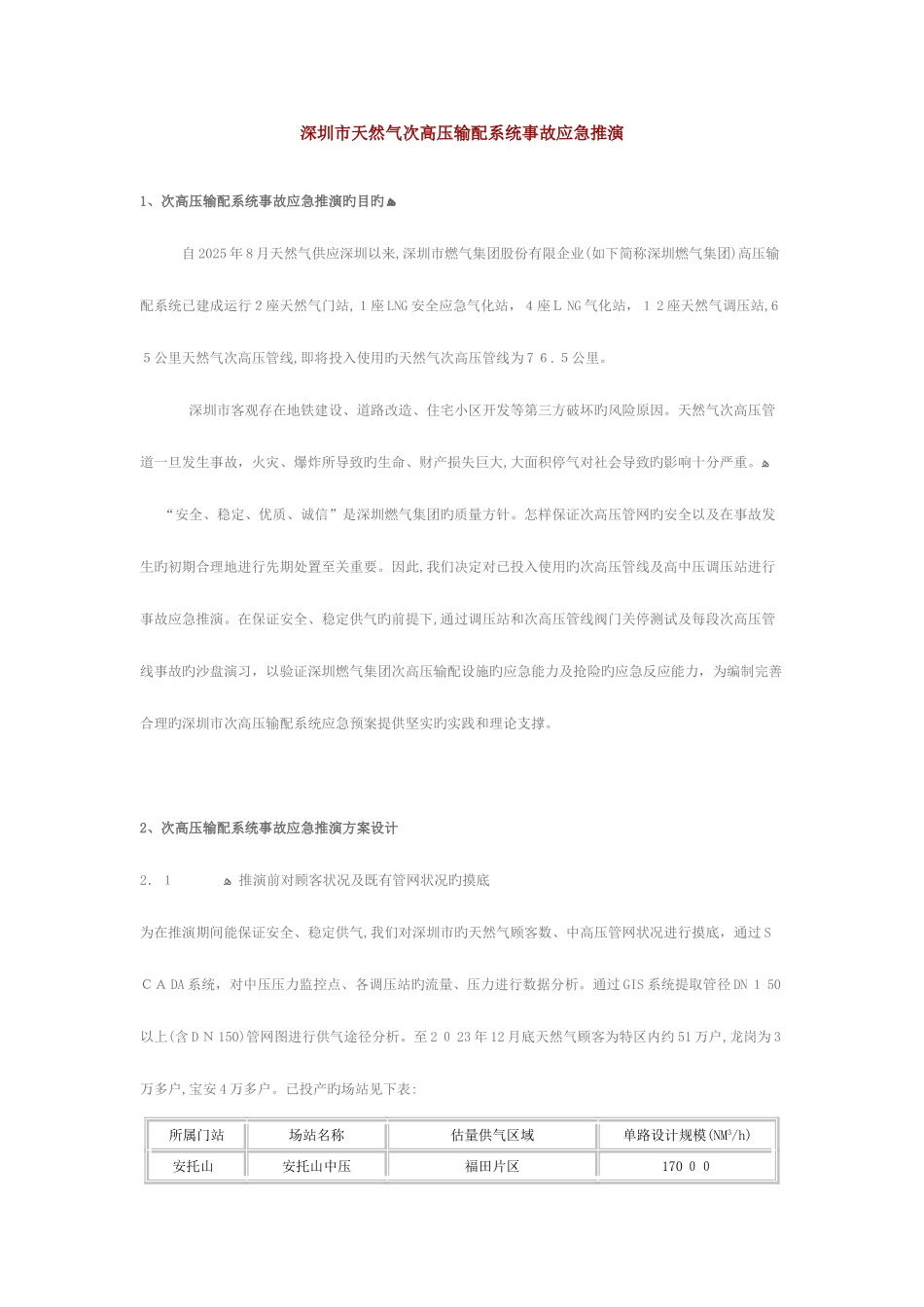 2025年深圳燃气应急预案_第1页