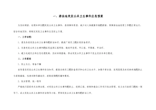 2025年游泳池突发公共卫生事件应急预案