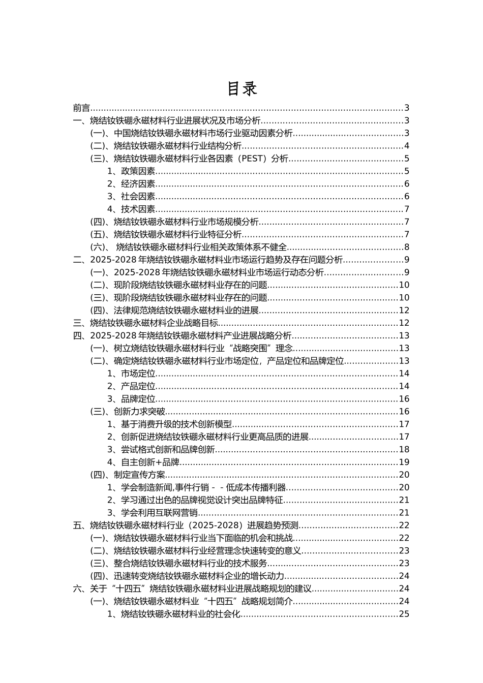 2025年烧结钕铁硼永磁材料行业分析报告及未来五至十年行业发展报告_第2页